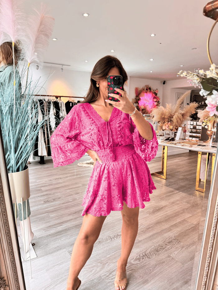 💝NEW HOT SALE💝Casual Short V-neck Lace Suit