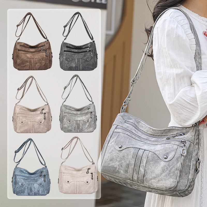 💕Versatile Vintage Large Capacity Shoulder Crossbody Bag👜