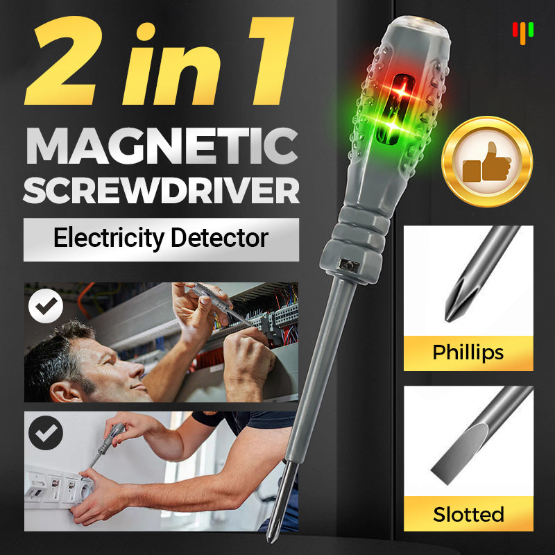 🎉Buy 2 Get 1 Free🎉2-in-1  High Torque Strong Magnetic Screwdriver Electricity Detector