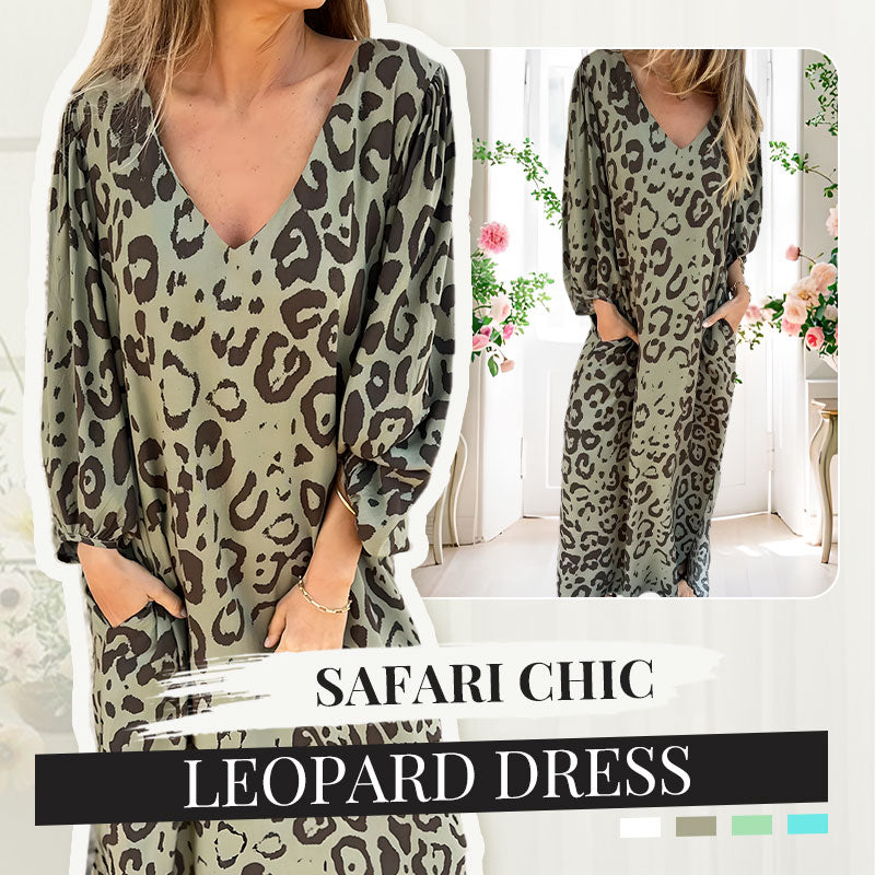 Safari Chic Leopard Dress