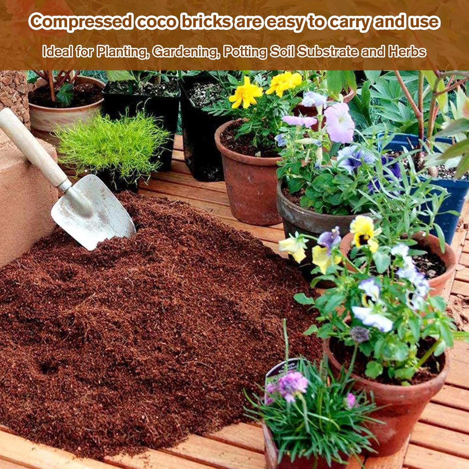 🌱Hot Sale 50% OFF⏰ - Premium Organic Coconut Coir Bricks For Plants