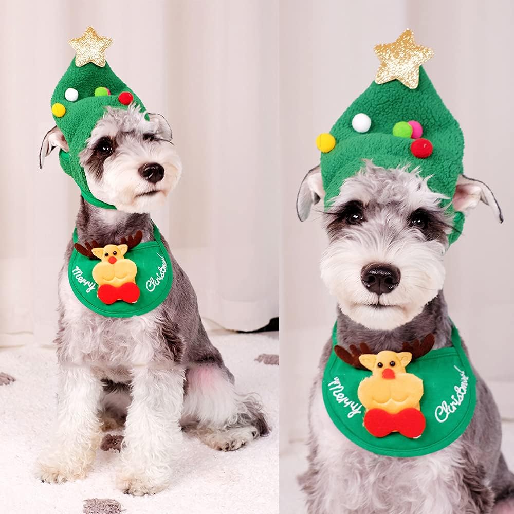 🎄🎅Adorable Christmas Tree Pom-Pom Hat