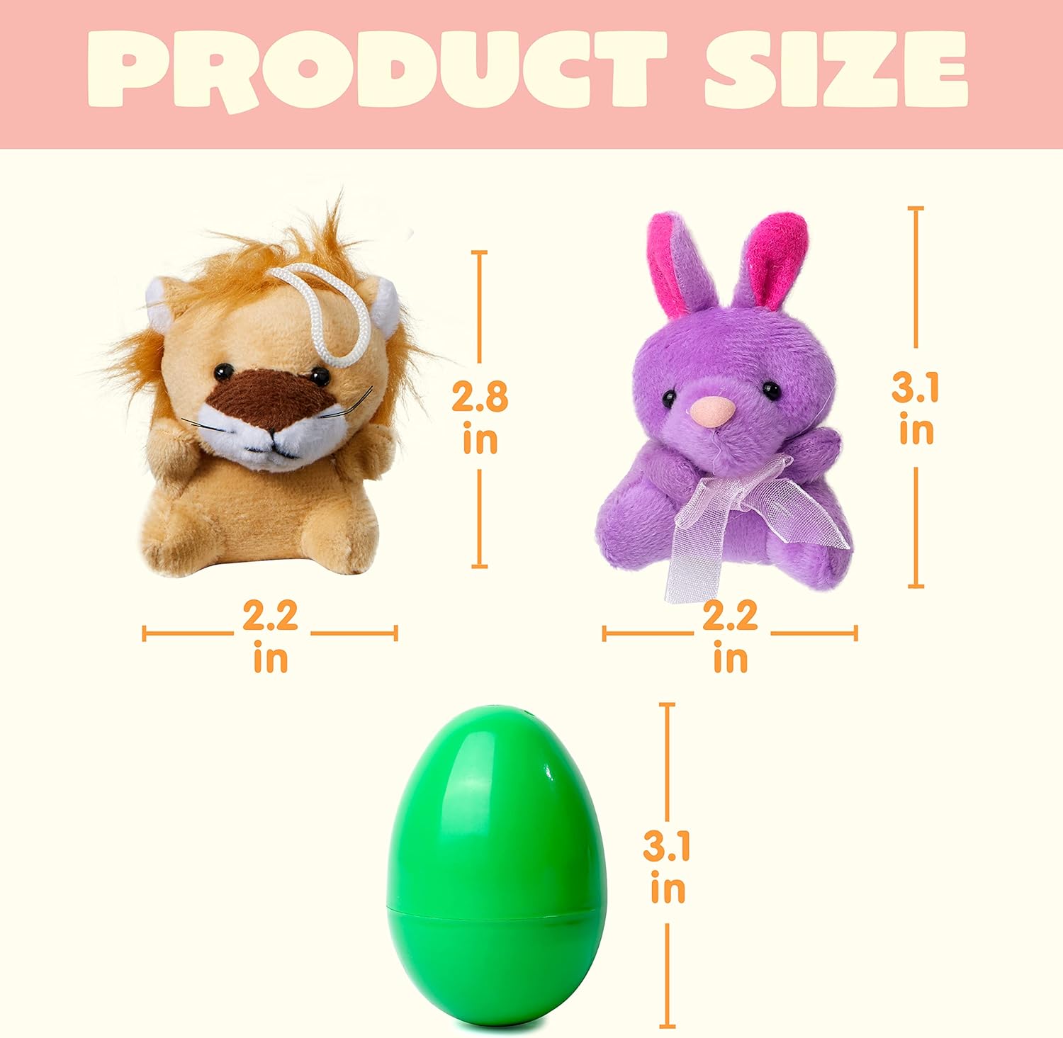 🎁Easter Hot Sale 50% OFF😍Prefilled Easter Eggs, Filled with Plush Animal Toys