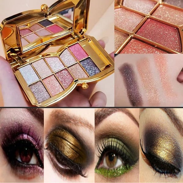 🔥Hot Sale - 60% off🔥✨10 colors glitter shimmer eyes shadow pallet