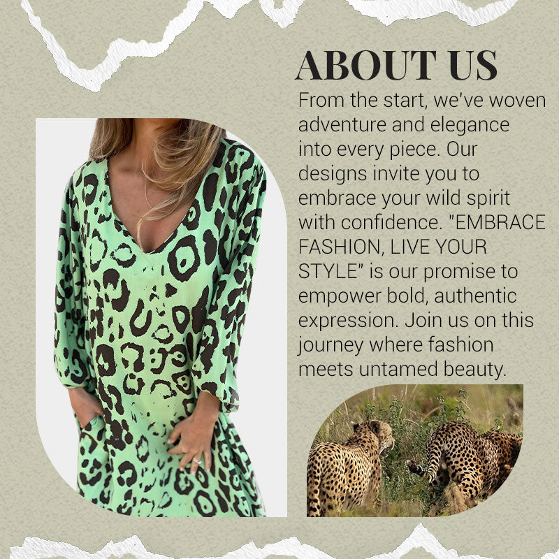 Safari Chic Leopard Dress