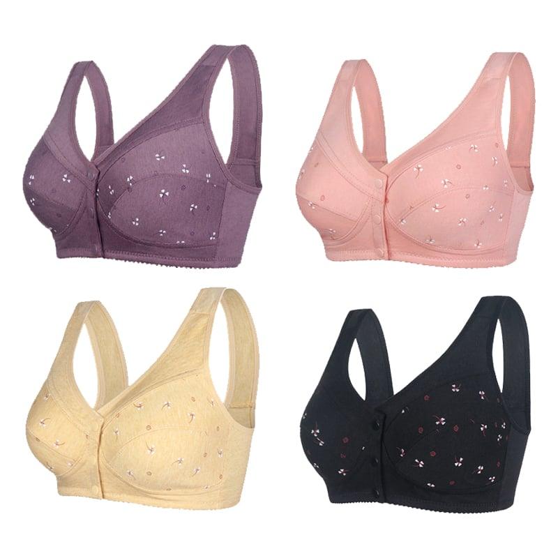 🔥Last day to buy 1 get 2 free🔥Design for Senior bra in cotton with front closure