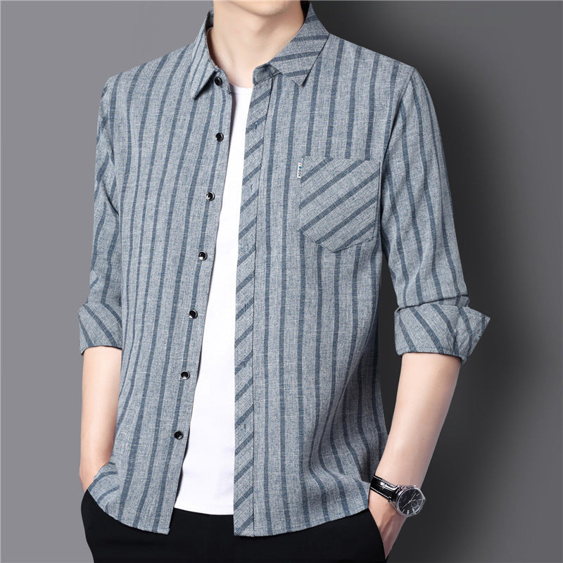 🎁Hot Sale 50% OFF⏳Men's Casual Stripe Shirt