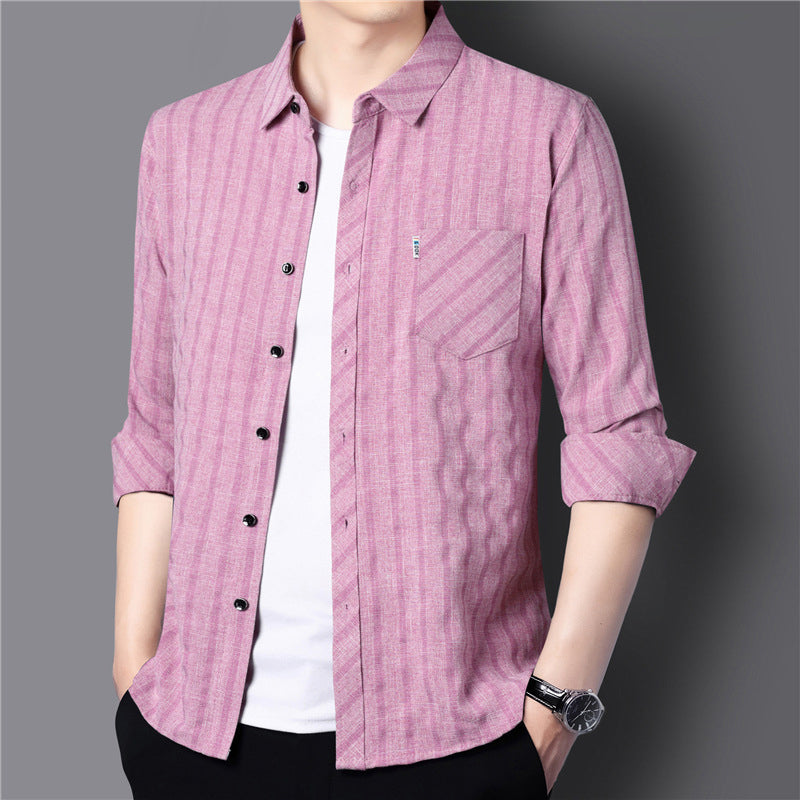 🎁Hot Sale 50% OFF⏳Men's Casual Stripe Shirt