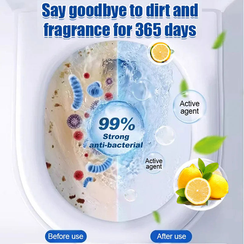 🔥Buy 3 Get 3 Free - 🍋Lemon Scent Toilet Bowl Cleaner Tablets