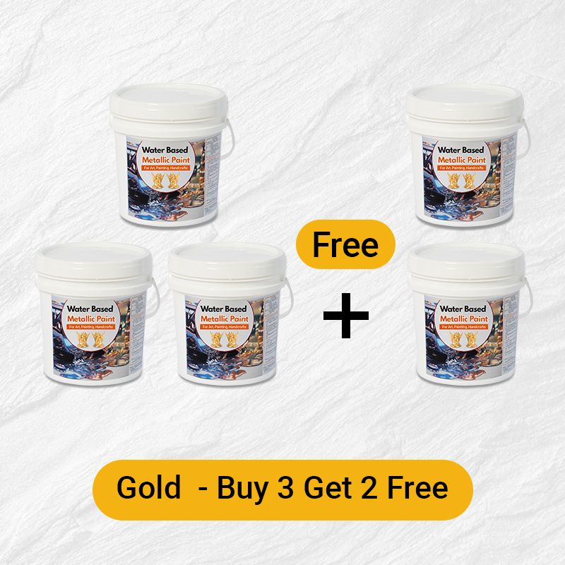 🔥Buy 3 Get 2 Free🪙Water Based Gold Leaf Paint For Art, Painting, Handcrafts