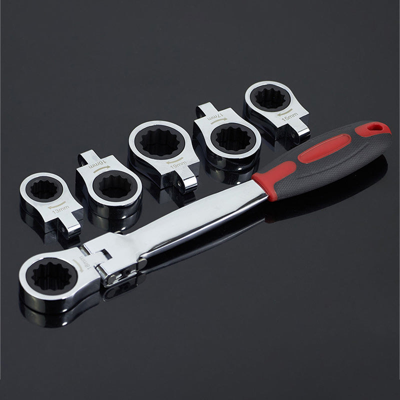 12-in-1 Quick Change Ratchet Wrench Set with Storage Box