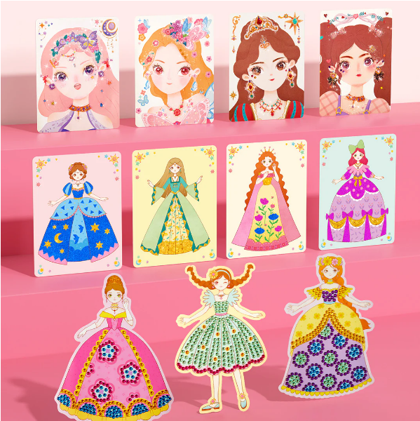 🔥Hot Sale 50% OFF💅Fantasy 3-in-1 Princess Dress Up & Make Up Game Set💝