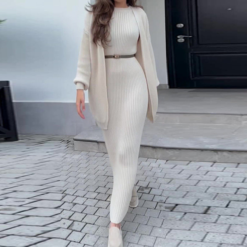 💕Women's 2-Piece Loose Sweater Dress Set