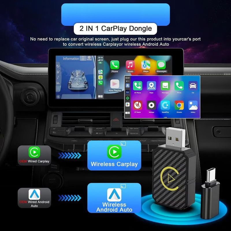 💥Hot Sale 50% OFF💥Mini Wireless CarPlay Adapter