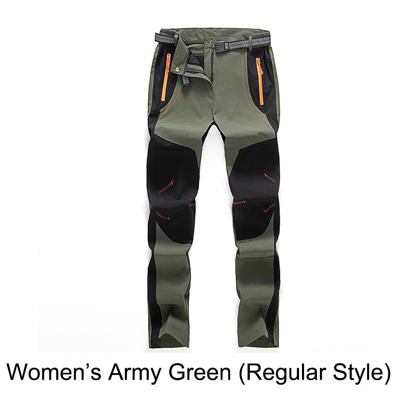 Windproof Waterproof Warm Elastic Waist Hiking Pants