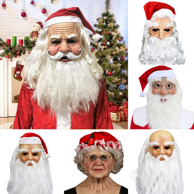 Santa Claus Mask Christmas Cosplay