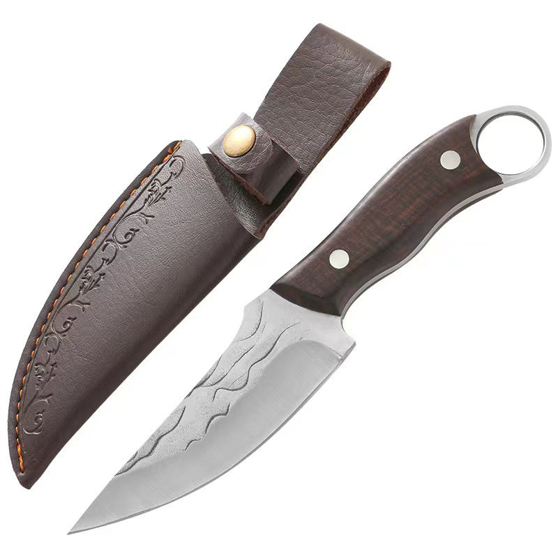 Portable Sharp Curved Boning Knife with Sheath