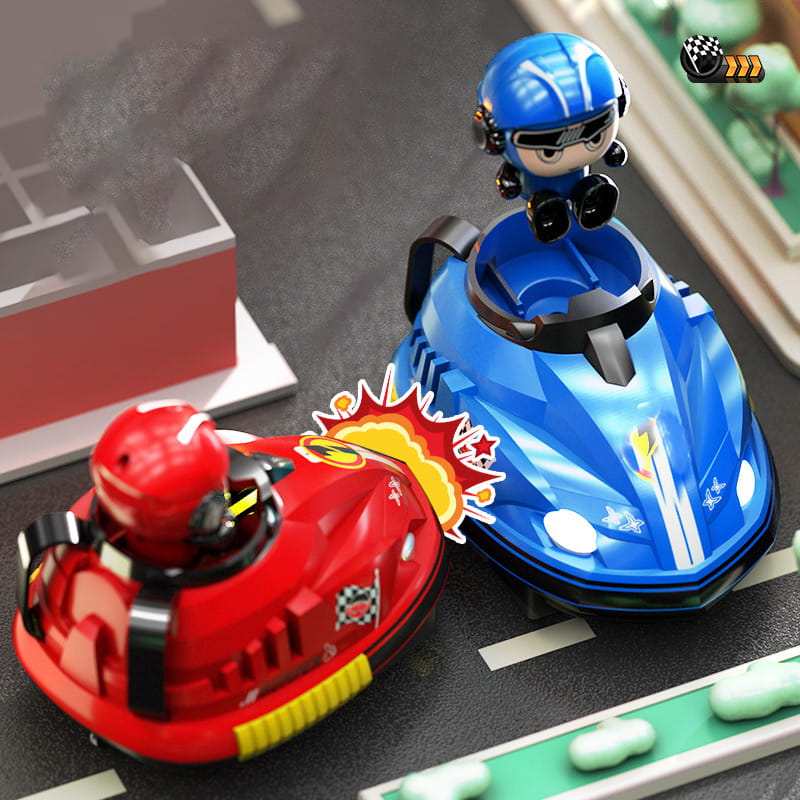 Cartoon Remote Control Bumper Cars for Kids