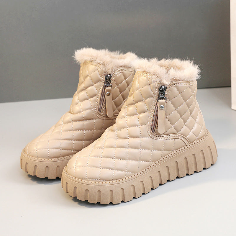 [perfect gift]Women's Winter Fleece Warm Boots