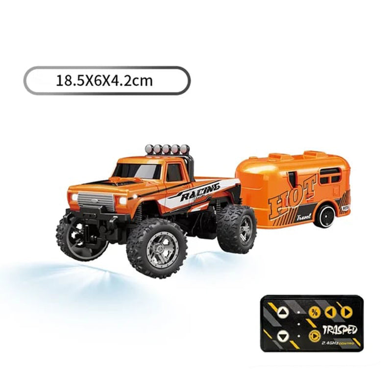 Alloy LED Lights Remote Control Car Model