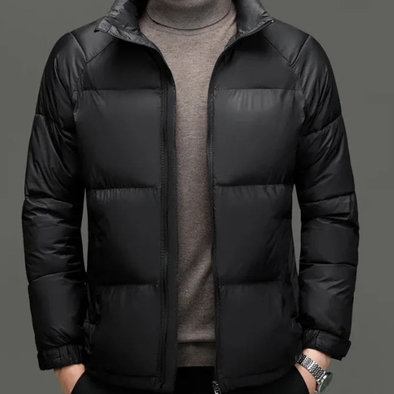 Men's Trendy Full-Zipper Front Warm Jacket