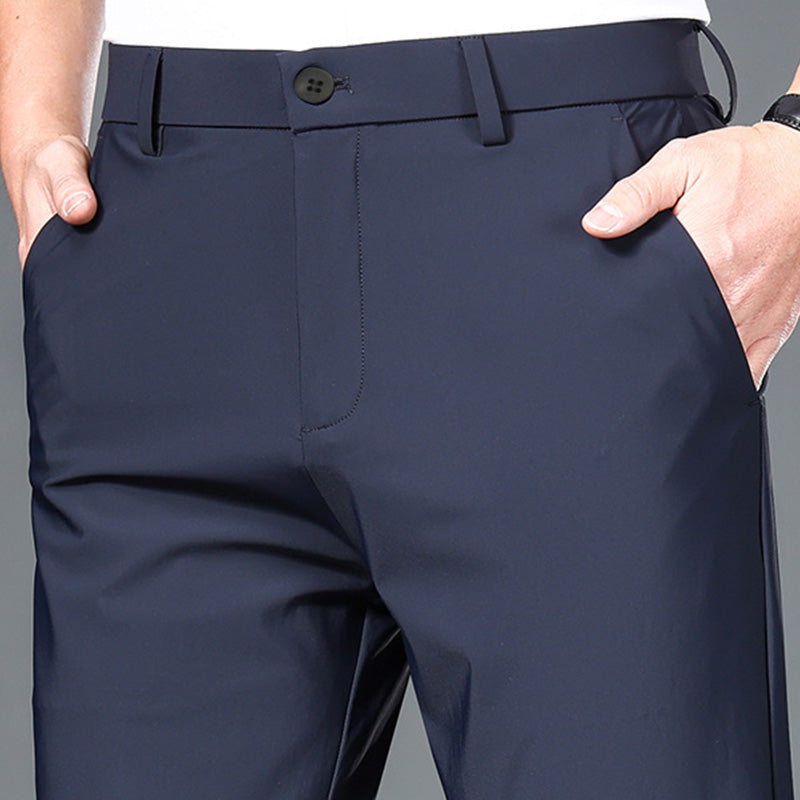 Men's Stretch Straight Leg Suit Pants