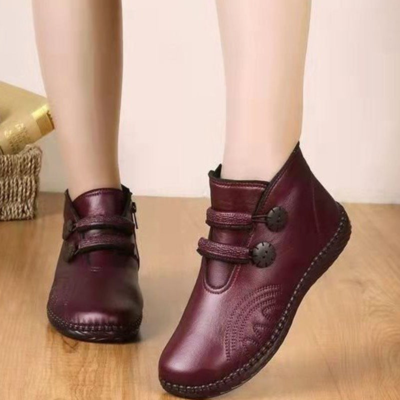 Women's Thickened Non-slip Flat Ankle Boots