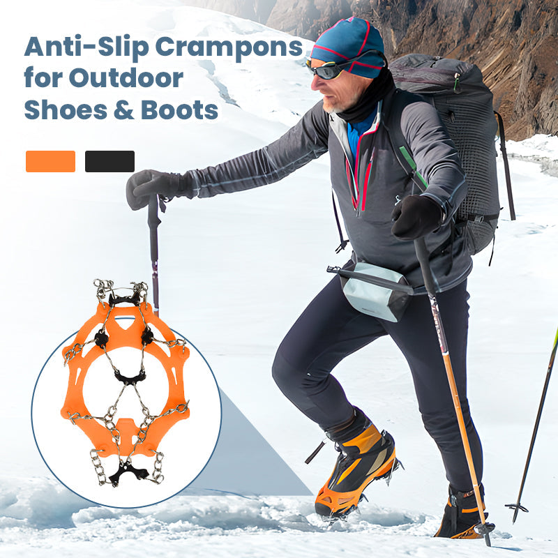 🔥HOT SALE🔥Anti-Slip Crampons for Outdoor Shoes & Boots