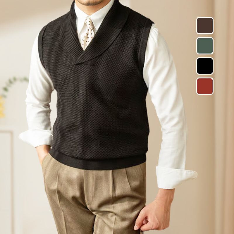 🎅Christmas Sale - 50% OFF🎅 Men's Slim Fit Elegant Knit Vest