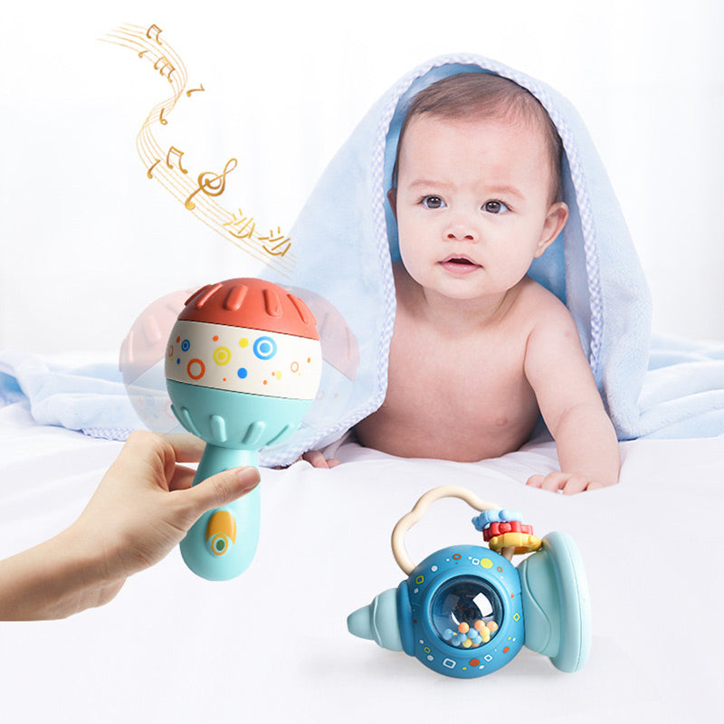 Adorable and Versatile Baby Rattle Teether Toy