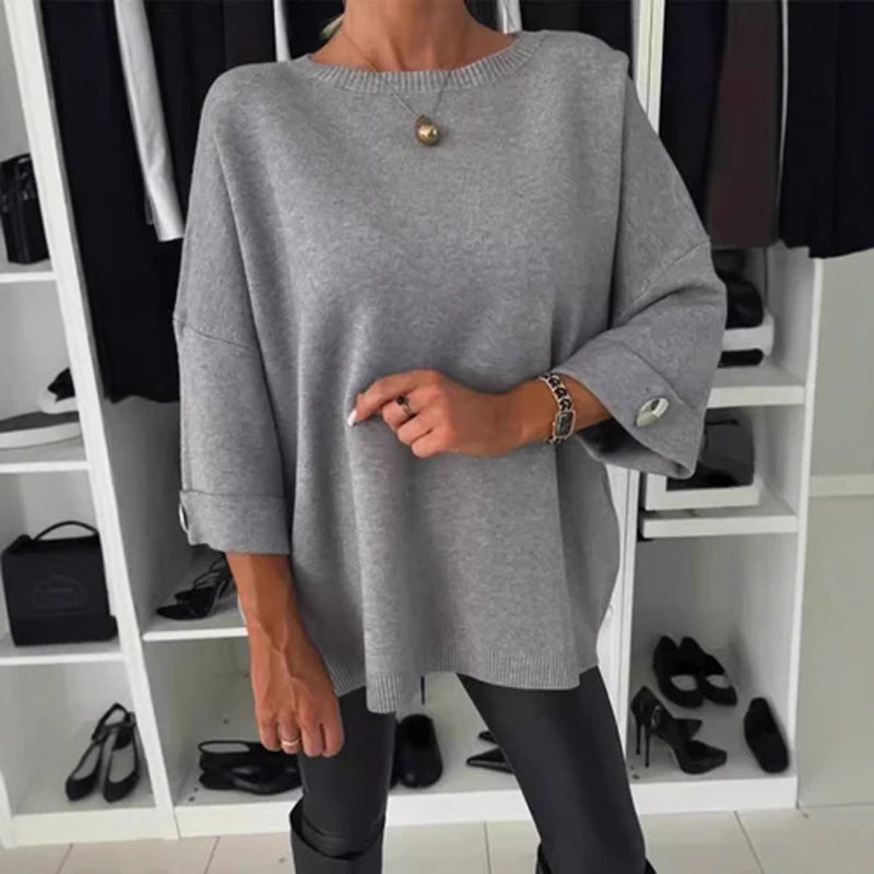 🎀Limited Sale 50% OFF🎀Women's Classic Solid Color Knit Top