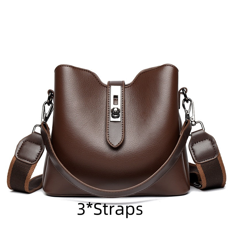 PU Leather Multi-Layer Large Capacity Crossbody