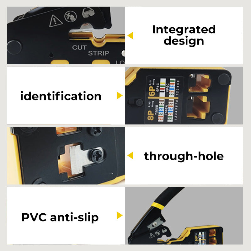 Multi-Function Network Cable Crimping Tool