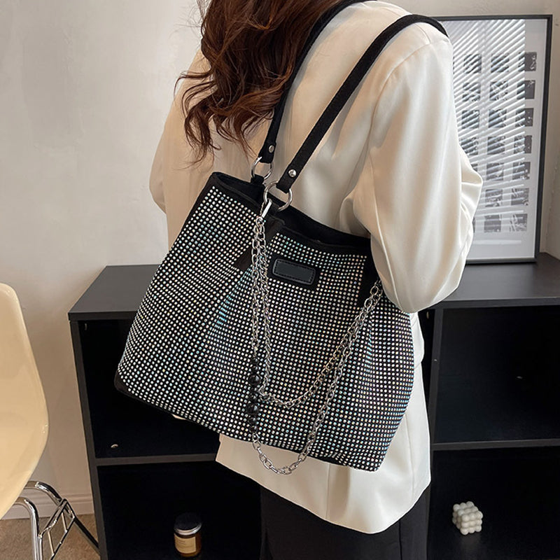 Women’s Glamorous Rhinestone Shoulder Bag