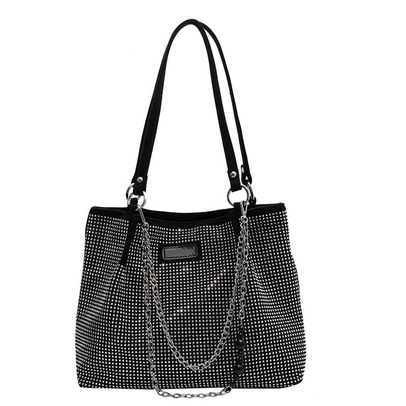 Women’s Glamorous Rhinestone Shoulder Bag