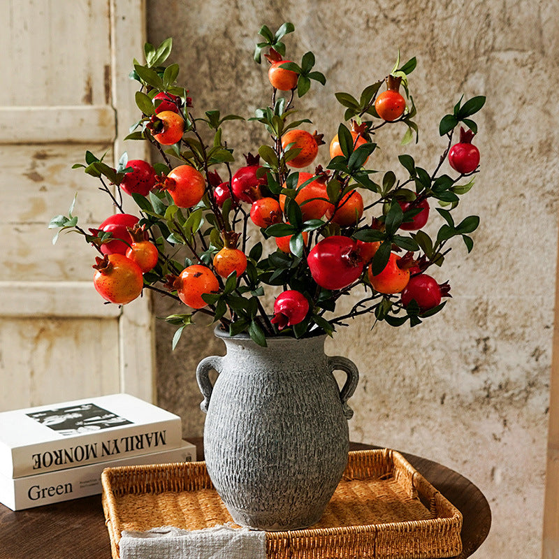 Pomegranate Branches Decoration for Vase