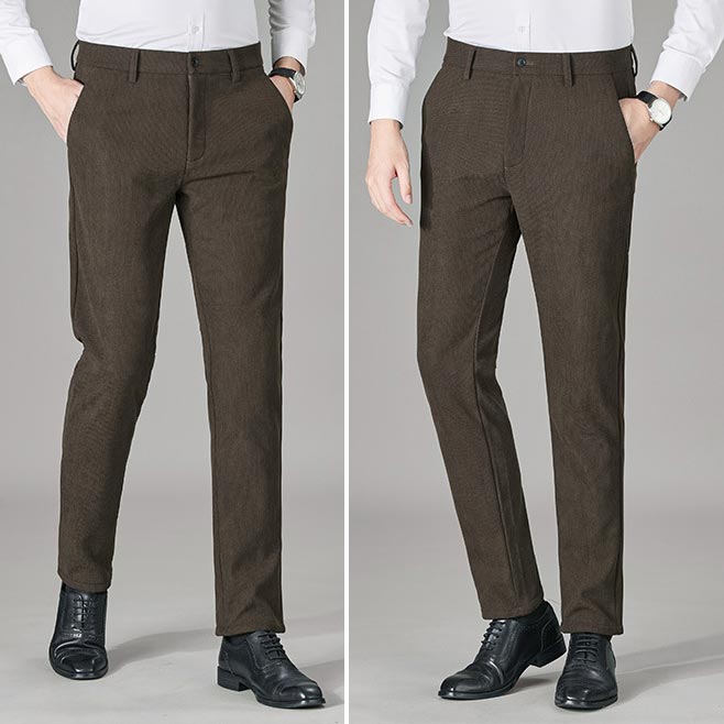 Nice Gift! Men's Thermal Plush Corduroy Casual Pants