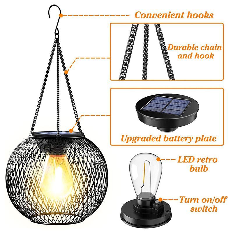 🌟LAST DAY SALE 49% OFF🌟Retro Metal Solar Lanterns 2