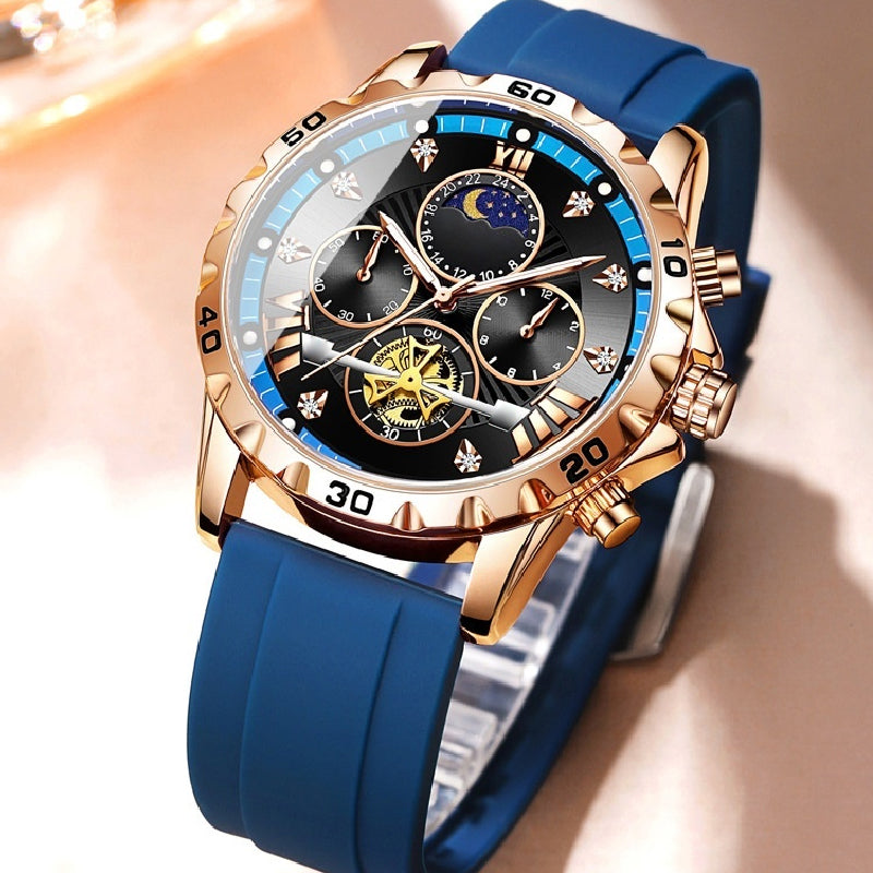 💥Men's Fashion Exquisite Waterproof Luminous Quartz Watch⌚