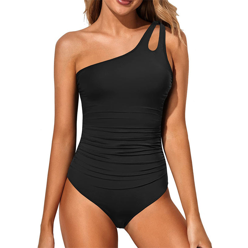 Women’s One Shoulder One-Piece Swimsuit