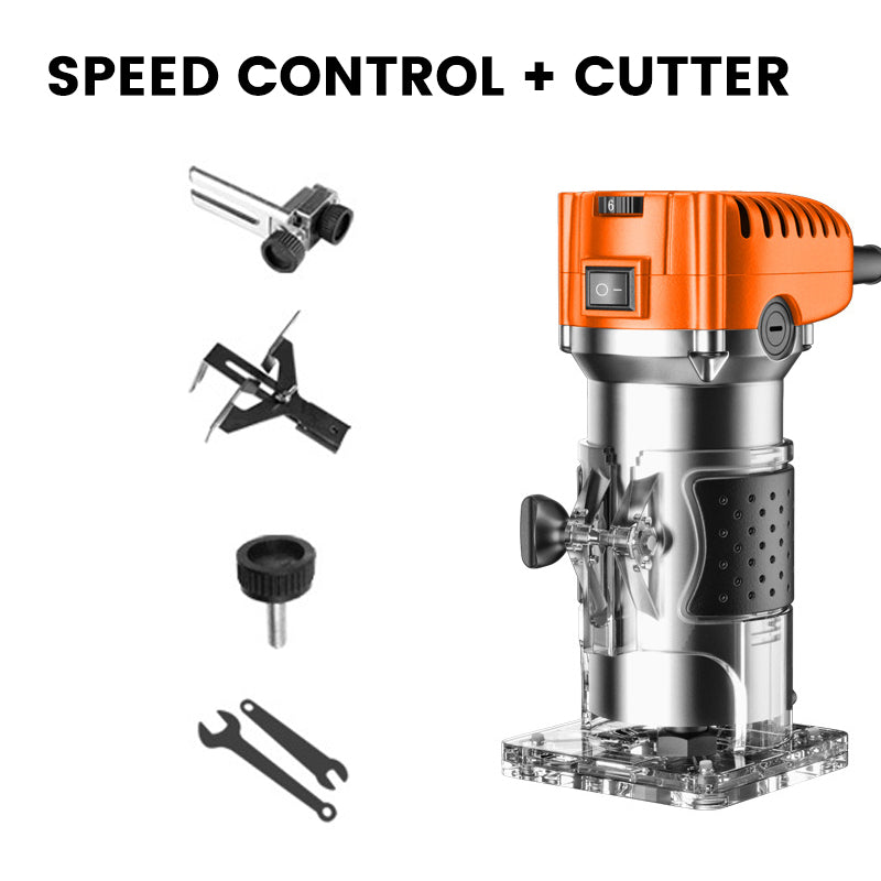 Multi-functional Electric Trimmer Router Set for Woodworking